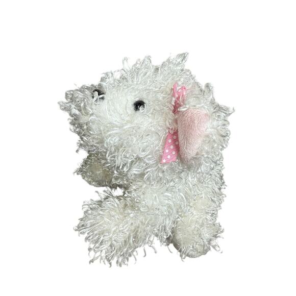 Webkinz Cotton Candy Bunny White Terrier Puppy Dog Pair NO Code Plush Animals - Picture 12 of 16